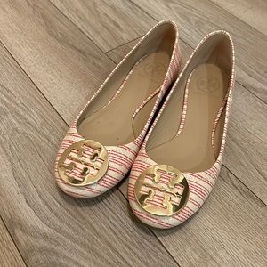 Tory Burch flats, worn a few times only